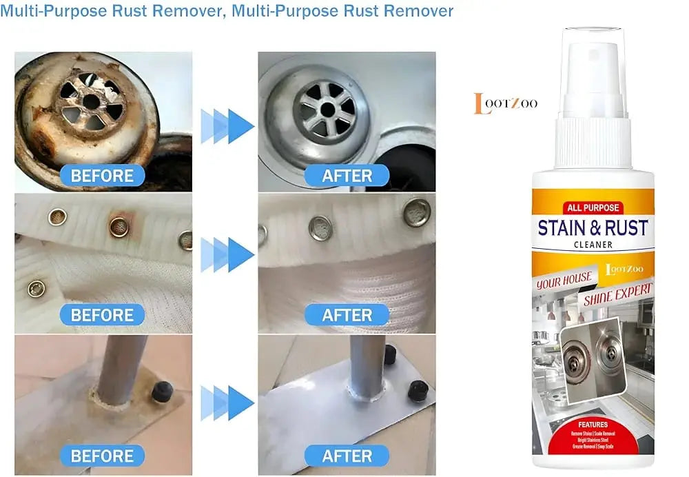 All Purpose Stain & Rust Cleaner – Powerful Multi-Surface Rust Remover ...